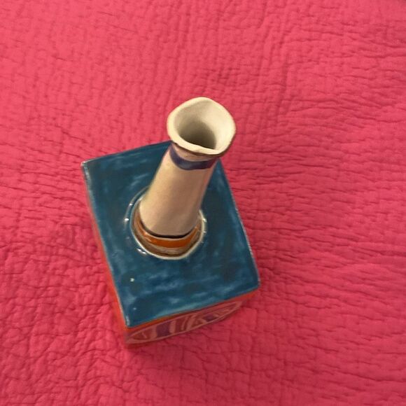 Desimone Colorful Ceramic “ Cat”Vase - Picture 7 of 12